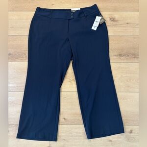 Women’s Rafaella Dress Pants NWT Navy Blue 18W